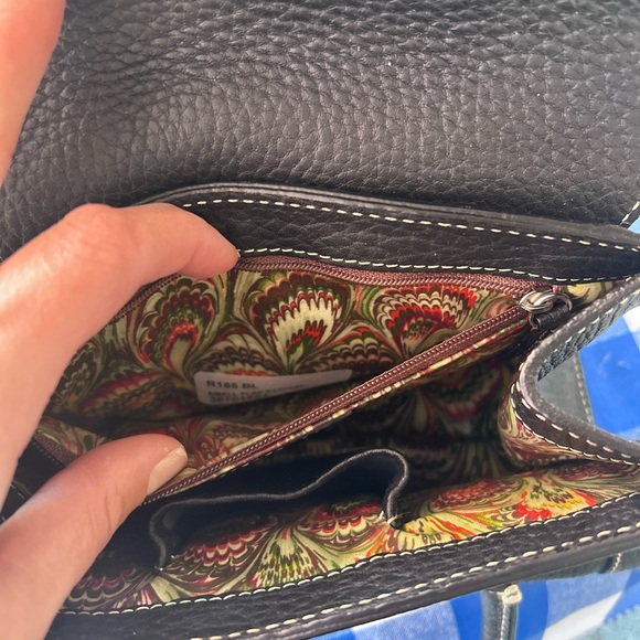 Dooney & Bourke Black Leather Satchel - Picture 4 of 4